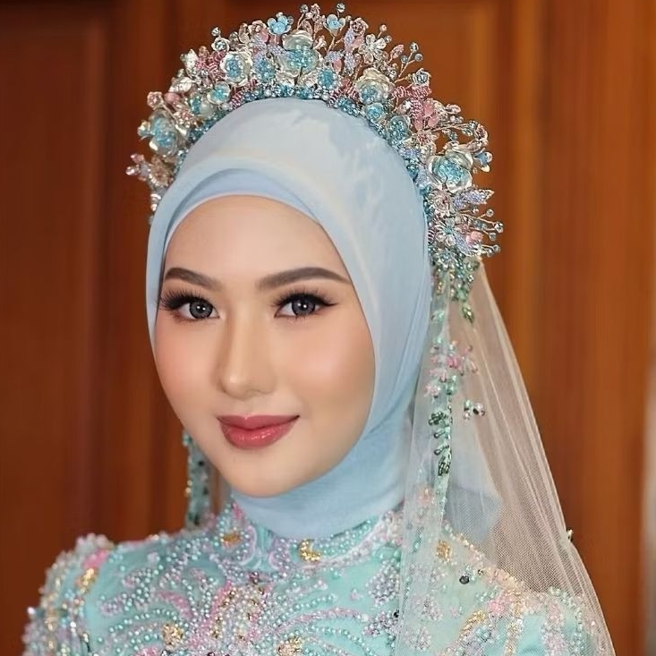 34H sunting Modern/ Suntiang wedding/ sunting pengantin/ sunting hijab wedding/ Bando karnaval/ Akse