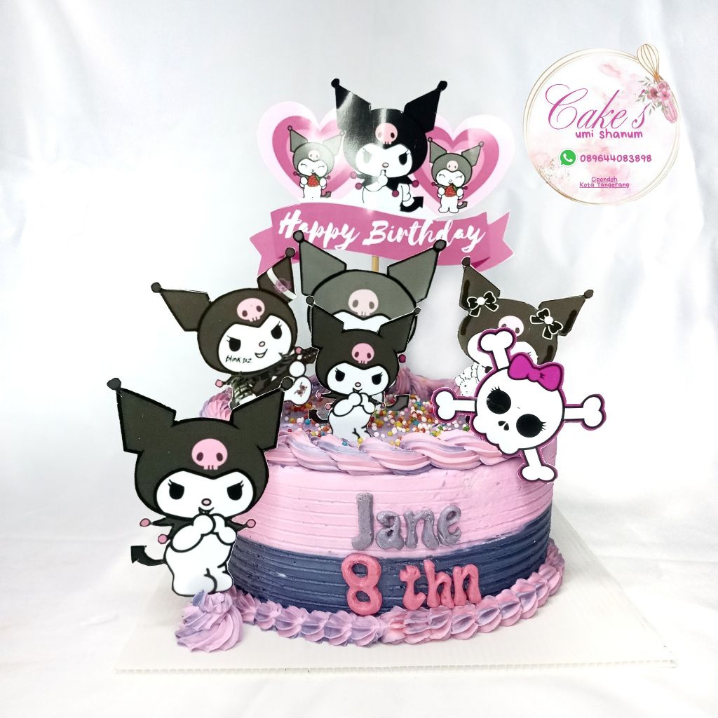 kue ulang tahun anak perempuan kue ulang tahun kuromi