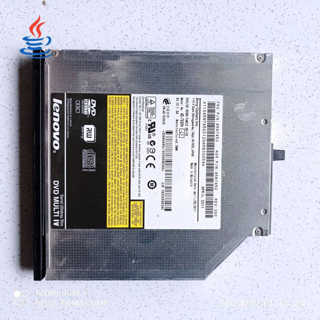 Optical drive laptop lenovo thinkpad T410 T410i