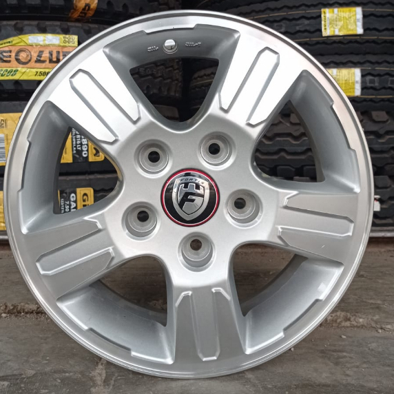 Velg APV Silver R14x5  ORIGINAL PAKO (1 biji) cocok mobil muatan berat ( 4 TON) Untuk L300, Grandmax