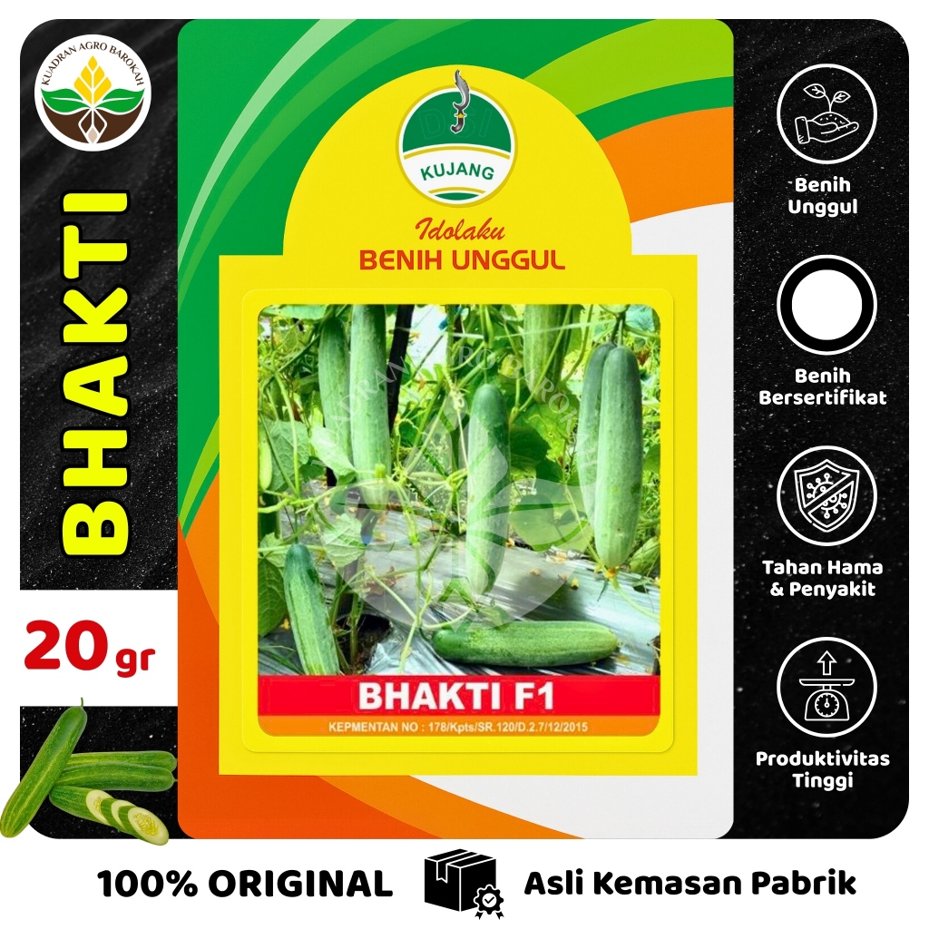 Benih Timun BHAKTI F1 20 gr Cap Kujang