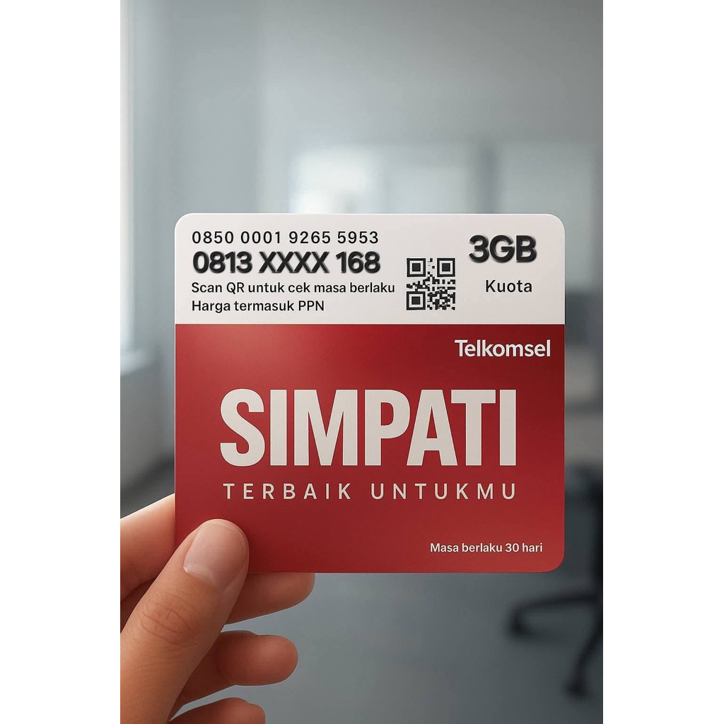 Nomor cantik Telkomsel Simpati 11 Digit ujung 168