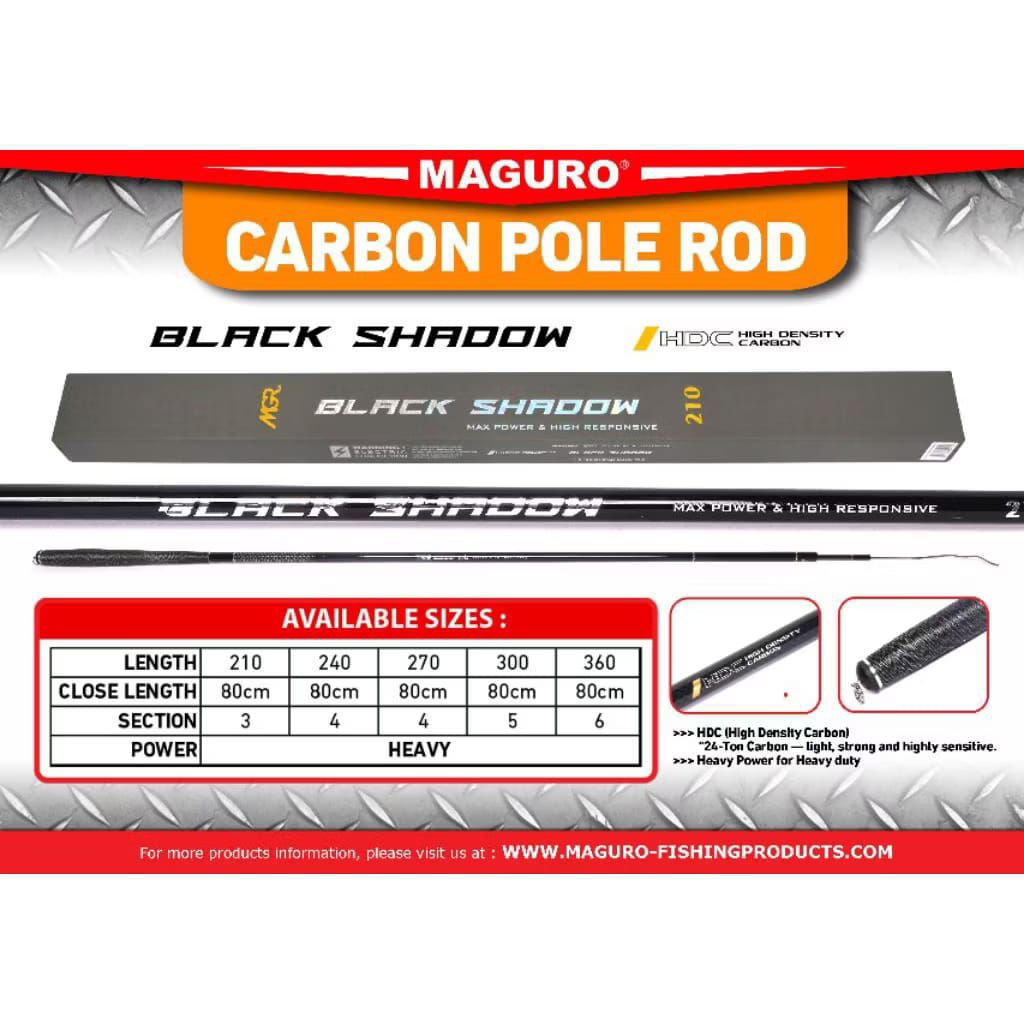 Tegeg Maguro BLACK SHADOW 210 240 270 300 360 | KAKU | GALATAMA