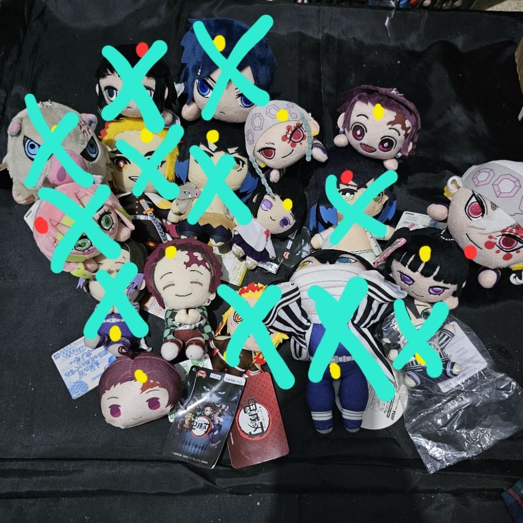 SATUAN original plush sega banpresto kimetsu no yaiba zenitsu sanemi inosuke tokito kanroji tengen d