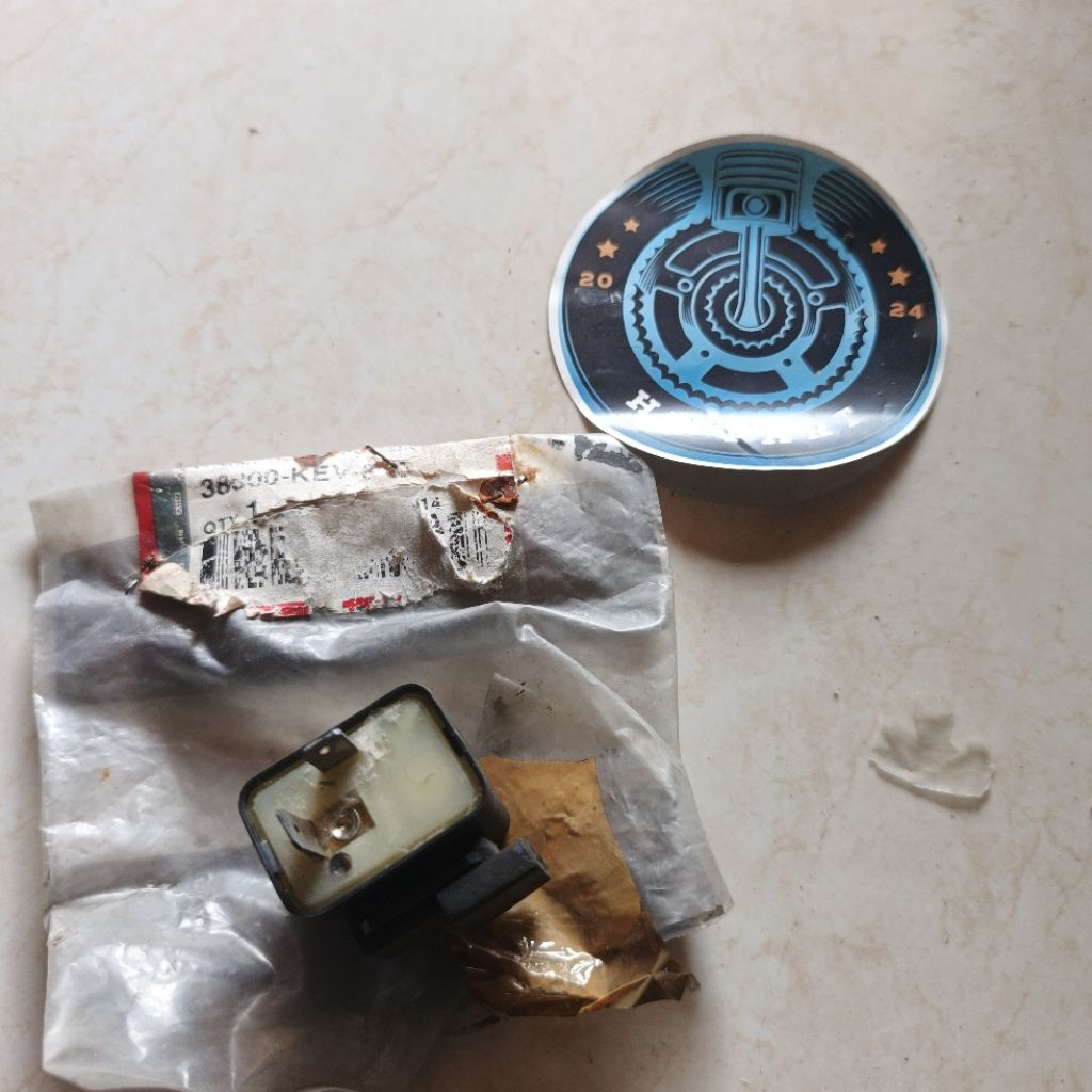 38300-KEV-830 Flasher Relay Otomatis Lampu Sein Riting Supra X PNP Semua Motor Honda Tipe Bebek