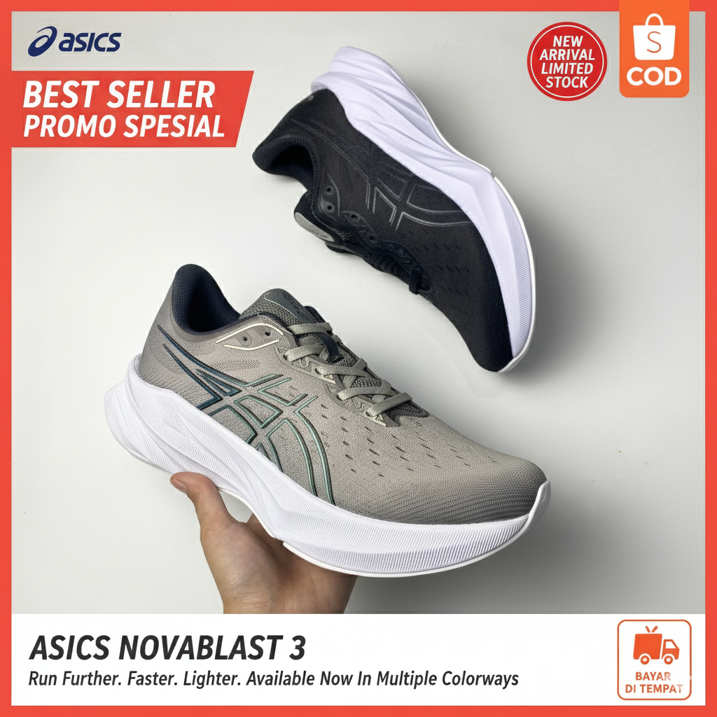 SEPATU ASICS NOVABLAST 3 // ASICS NOVABLAST 3 PREMIUM