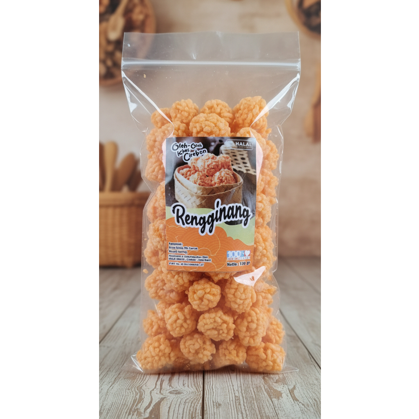 Rengginang Matang Mini Rasa Original Terasi 165 Gram/ Rengginang Gurih Renyah Terasi Asli Cirebon