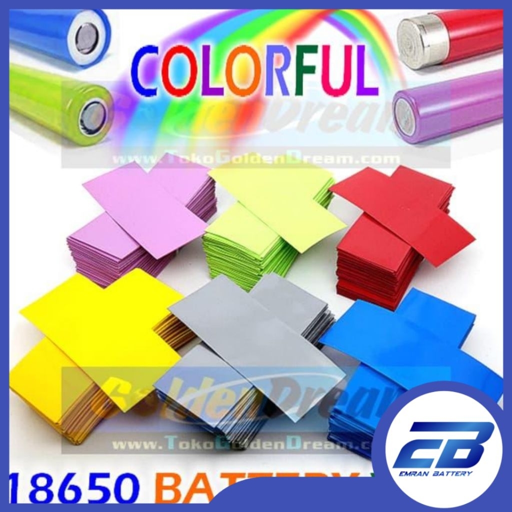 pembungkus baterai 18650, plastik wrap baterai