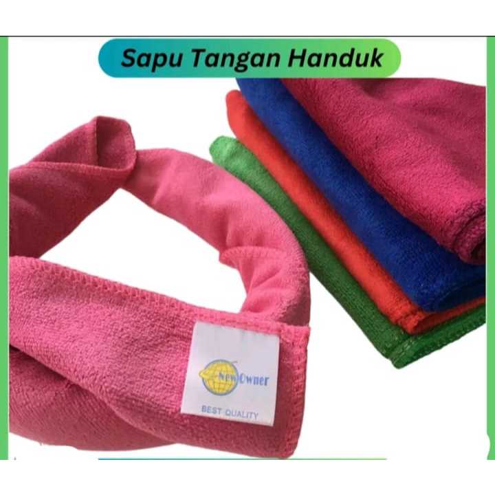 ANE.12 Pcs/sekusin handuk tangan/sapu tangan/handuk kecil/slampe handuk/handuk muka tebal dan lembut