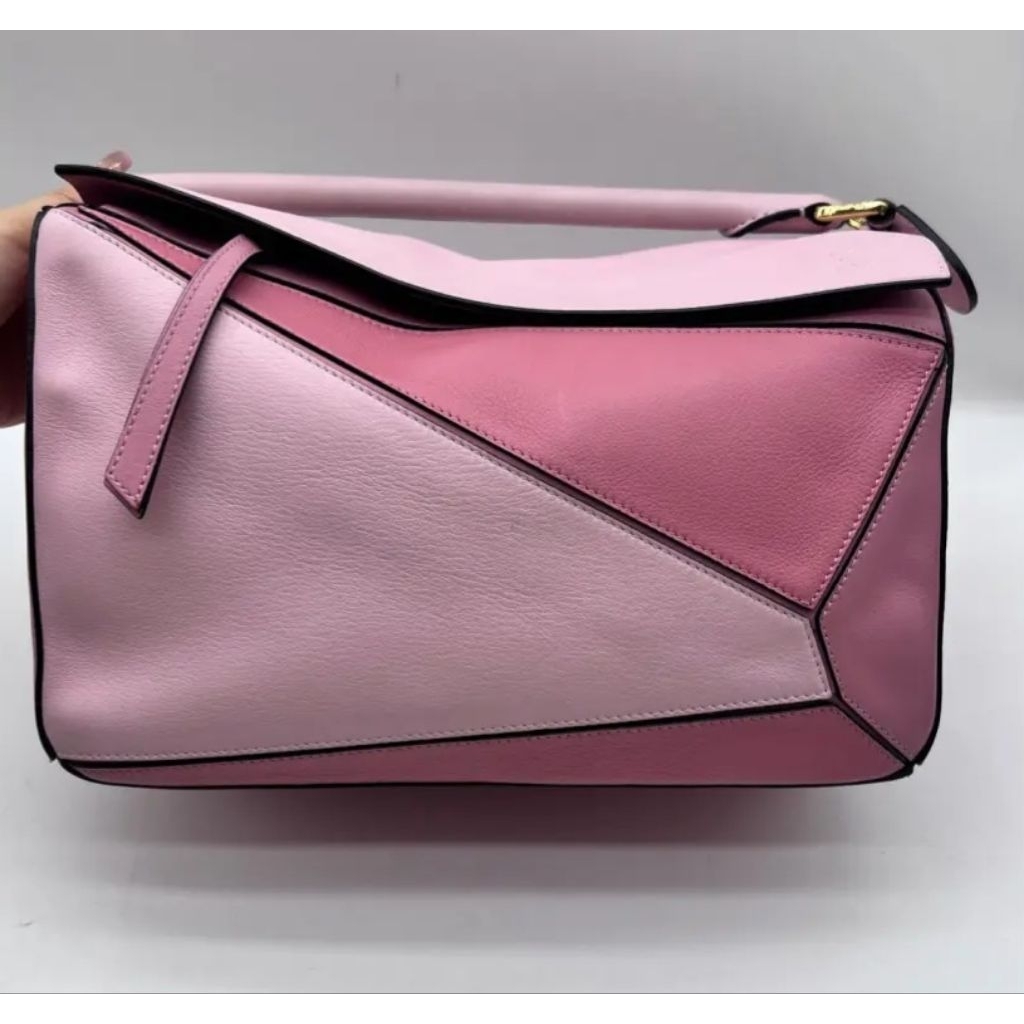 loewe puzzle bag small pink