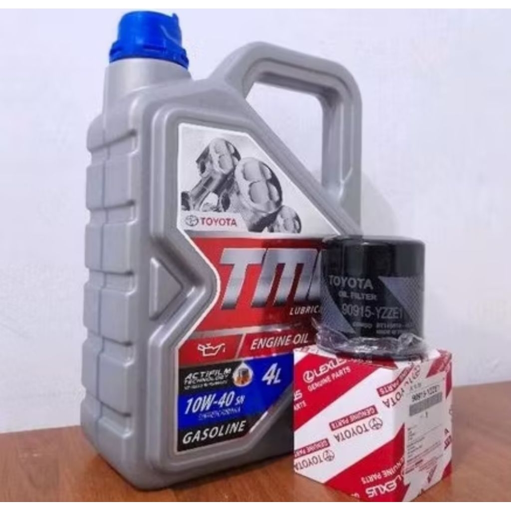 PAKET GANTI OLI TOYOTA TMO 4 LTR + FILTER OLI AVANZA, XENIA, RUSH, TERIOS