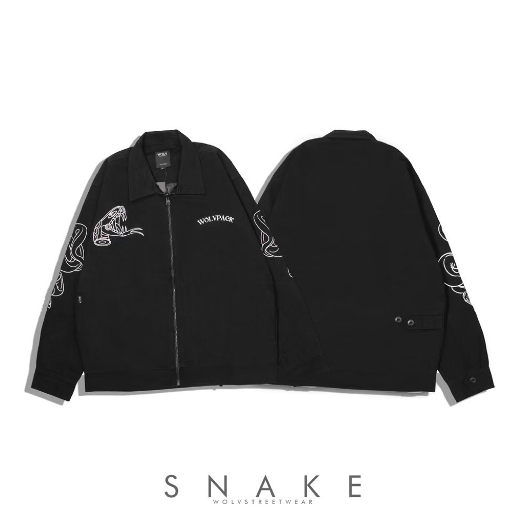 WORK JACKET WOLVSTREETWEAR ORIGINAL LOKAL BRAND Snake