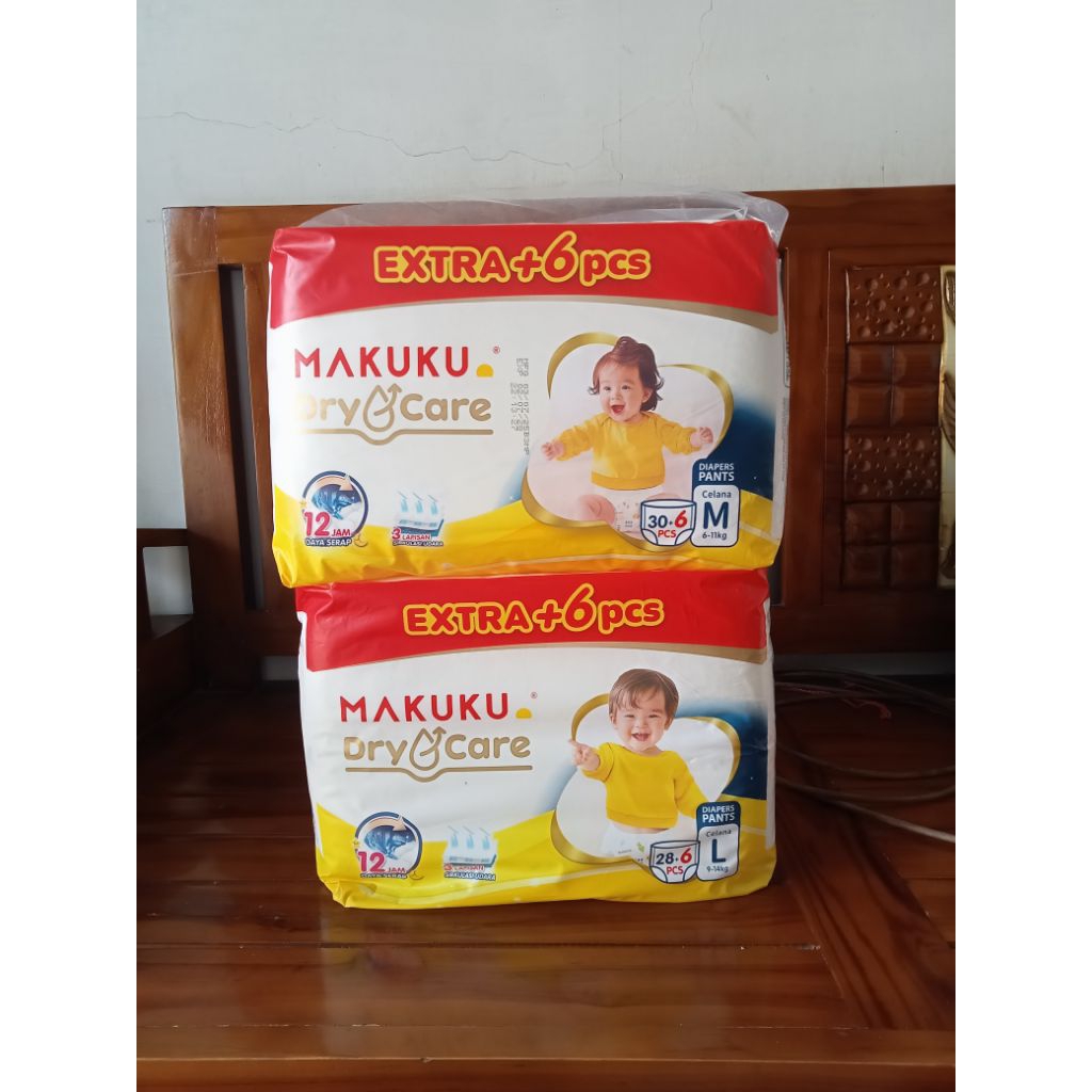 Makuku Dry Care L 28+6 M 30+6 XL 24+4