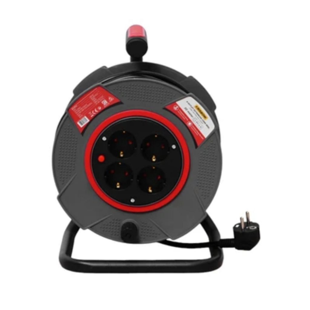 Krisbow 30 Mtr Kabel Roll - Abu-Abu