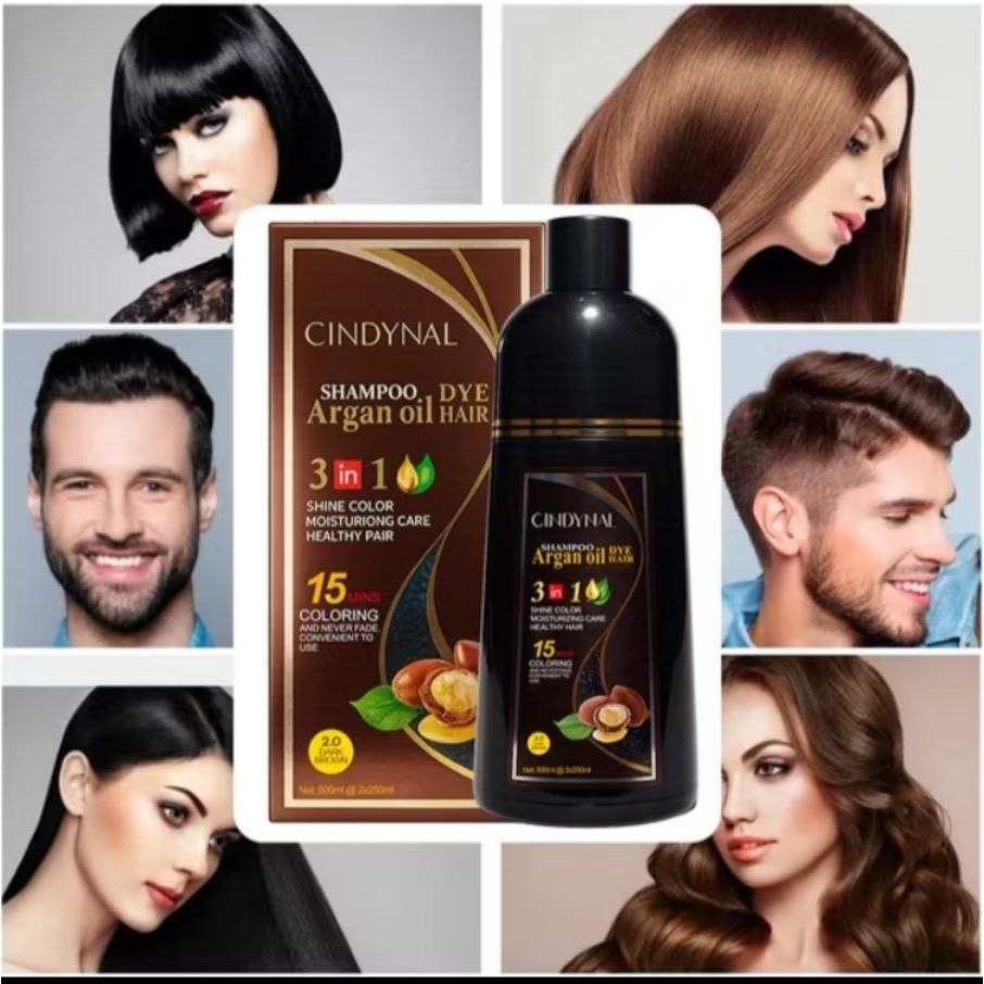 Mokeru  Pewarna Rambut - Hair Coloring Cream Alami | Pewarna Rambut Ammonia Free & Anti Uban, Warna 