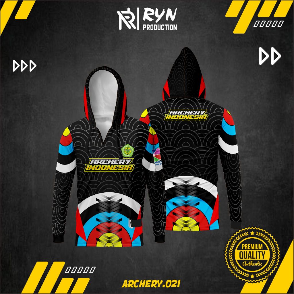 JERSEY ARCHERY PANAHAN FULL PRINTING FREE CUSTOM DESAIN - ARCHERY 021