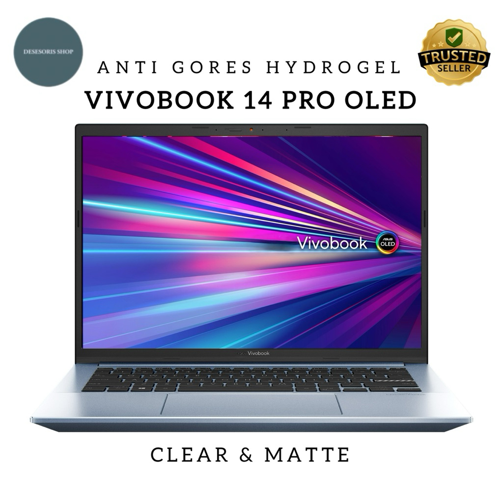 Anti Gores Asus Vivobook 14 Pro OLED Hydrogel Screen Protector Laptop Pelindung Layar