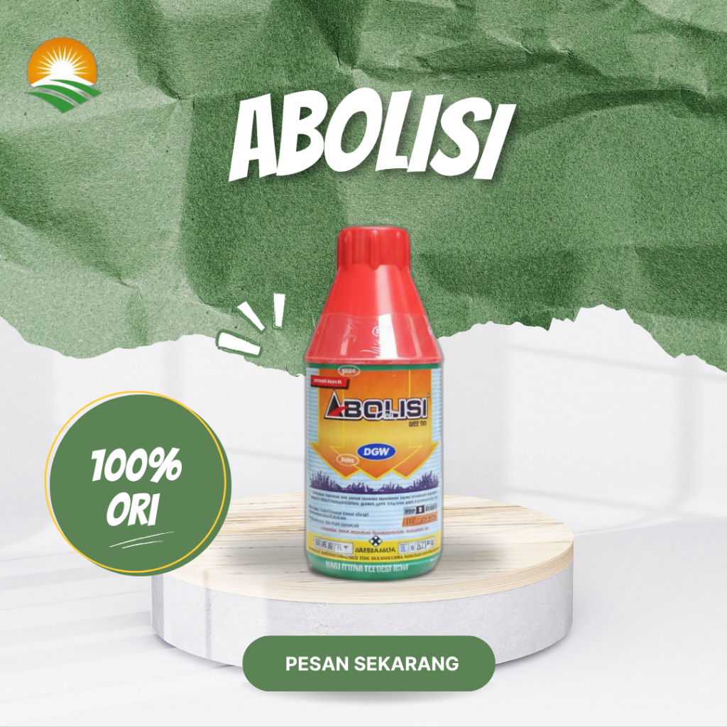 Abolisi 865 SL 200 mL - Herbisida Original DGW | Obat Rumput Gulma Daun Lebar, Sempit & Teki