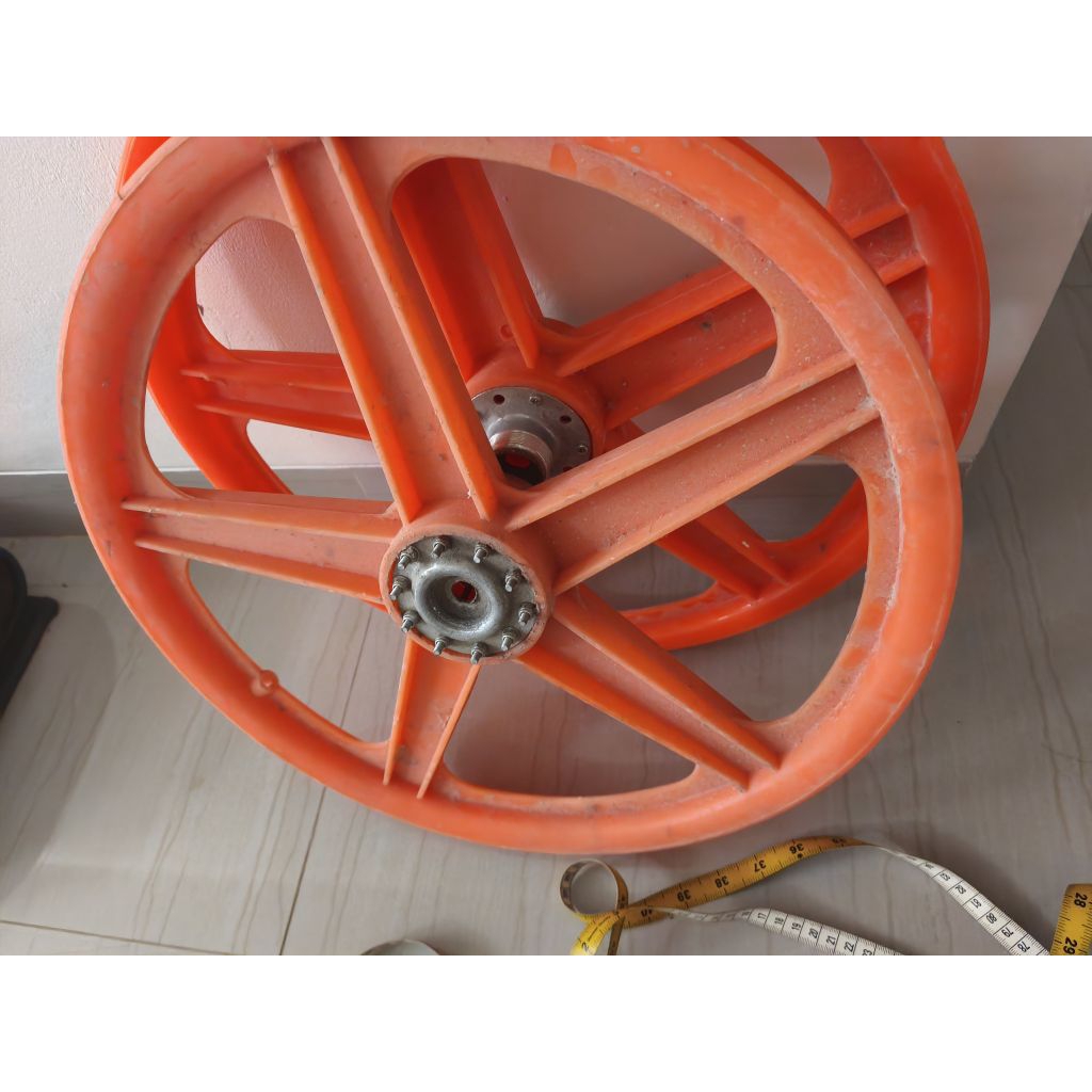 Velg Sepeda BMX Depan Belakang Satu Set Diameter 20"