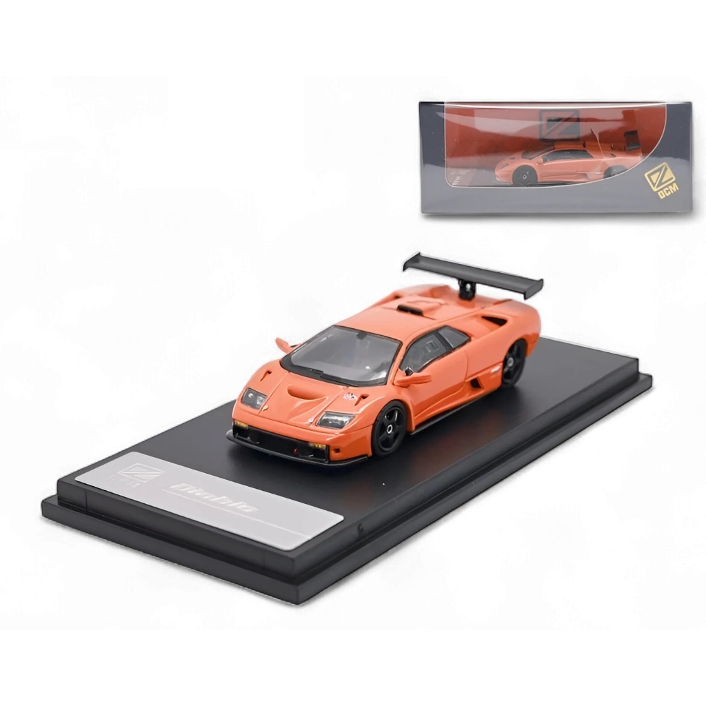 DCM 1:64 Lamborghini Diablo GTR 2000 Arancio Bruciato Orange