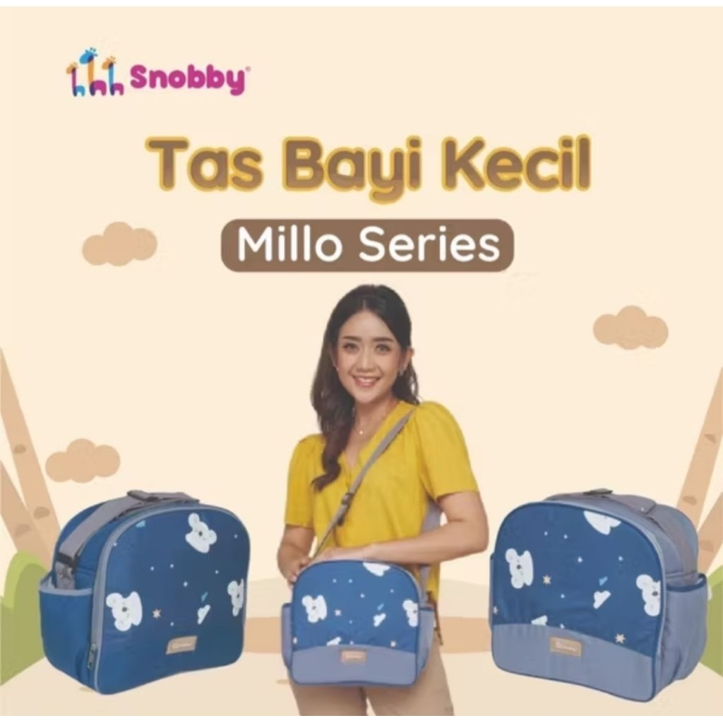 Tas Bayi Kecil Star+ Snobby Seri Millo SBT9173 SBT9172 SBT9171 / Tas Perlengkapan Bayi Seri Millo