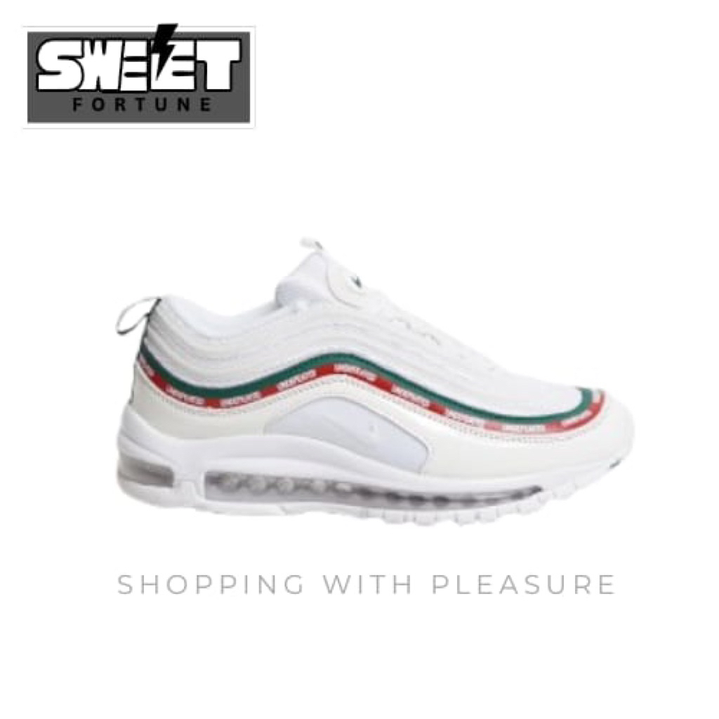 (SWEETFORTUNE) Sepatu Sneakers Air Max 97 Undefeated White
