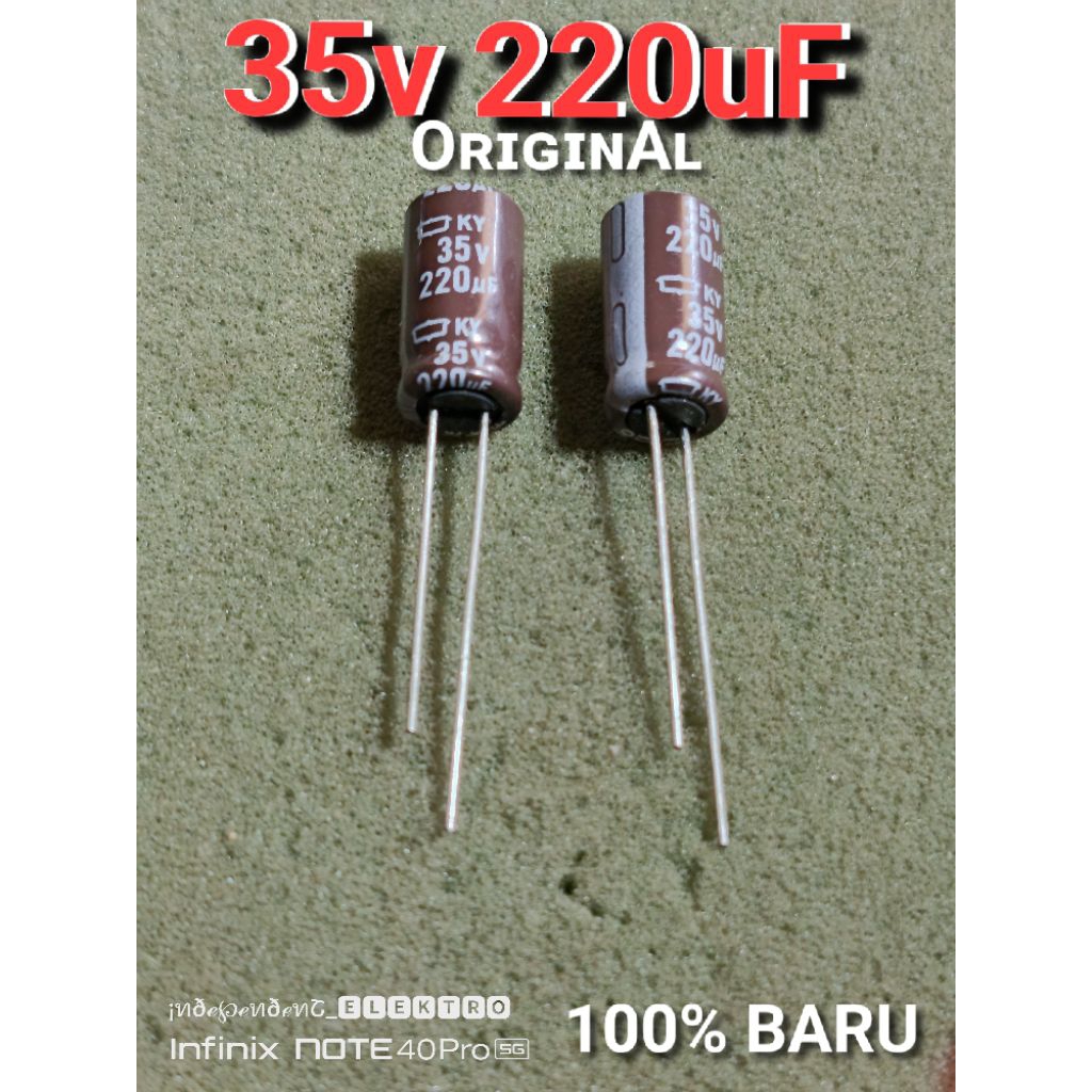 Elco 35v 220uF   ELCO 35V 220UF   elco 35 v 220 uF