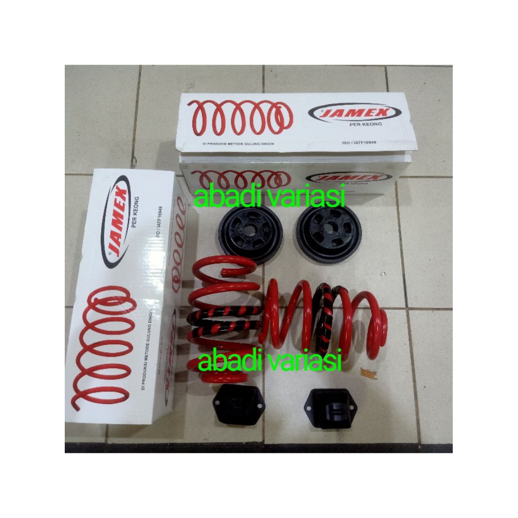 PER KEONG BELAKANG CEPER+KARET BUMPSTOP+KARET TATAKAN PER KEONG BELAKANG JAMEX AVANZA/XENIA/VELOZ 20