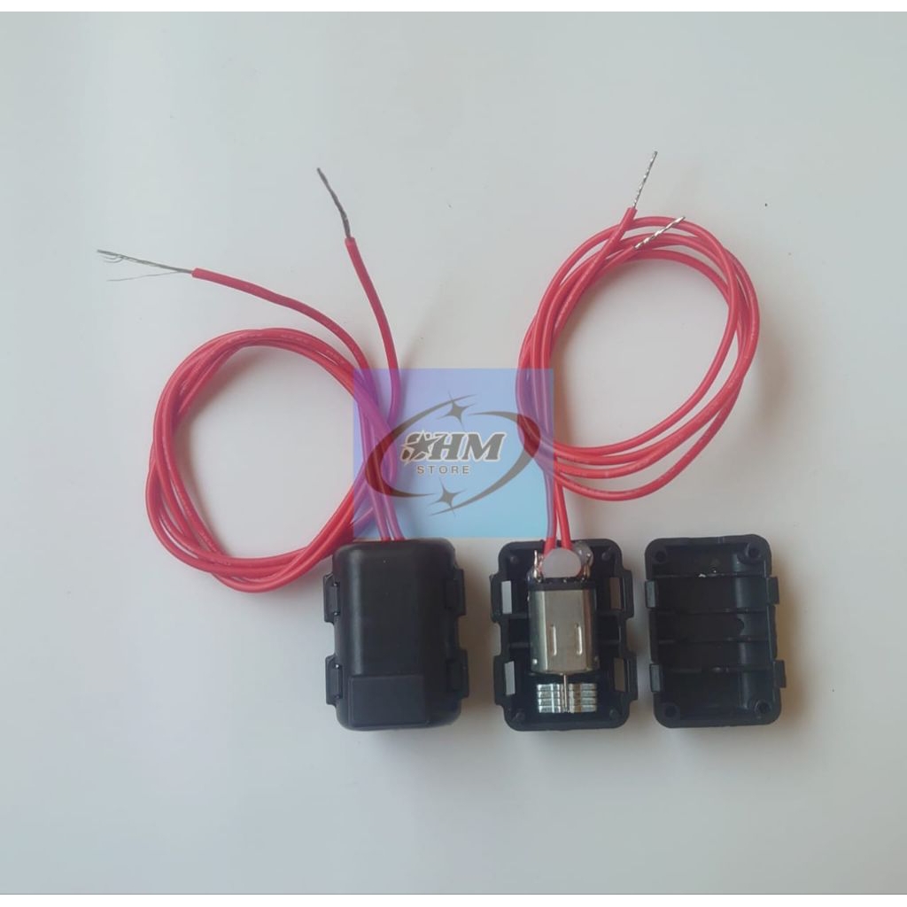 Dinamo Motor Getar Vibrate Vibration N20 DC 3.7V Penghasil Getar Goyangan Goyang dengan Casing