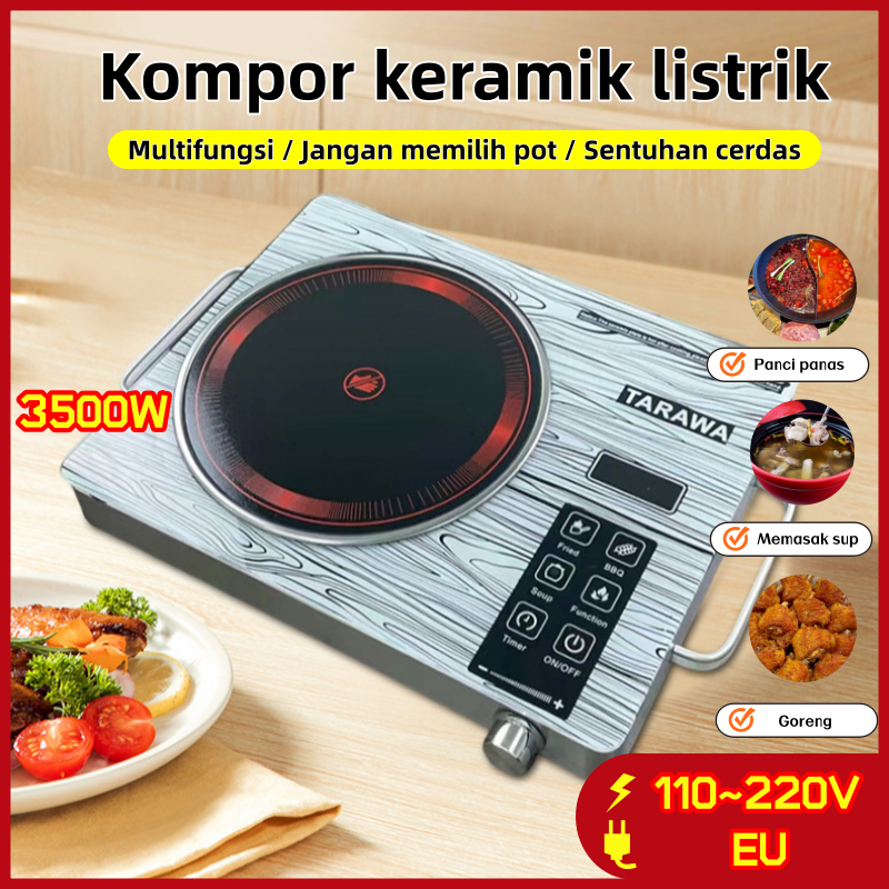 Inframerah Induksi Kompor 3500W Listrik Portable Hemat Listrik Alat Masak Untuk Stove Induksi Daya R