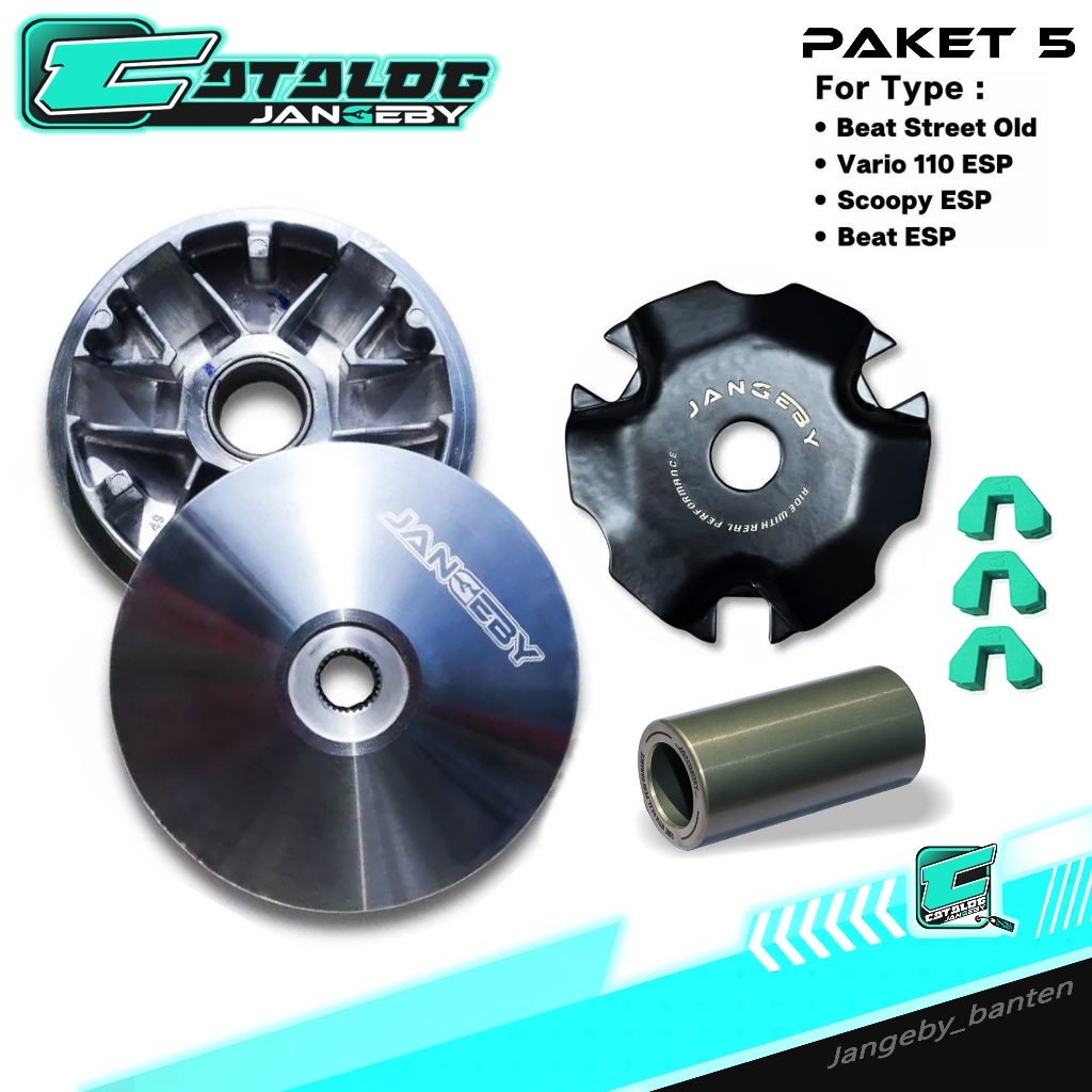 Paket Kirian Pulley Depan JANGEBY Beat ESP Scoopy ESP Vario 110 ESP K44 Pully Rumah Roller