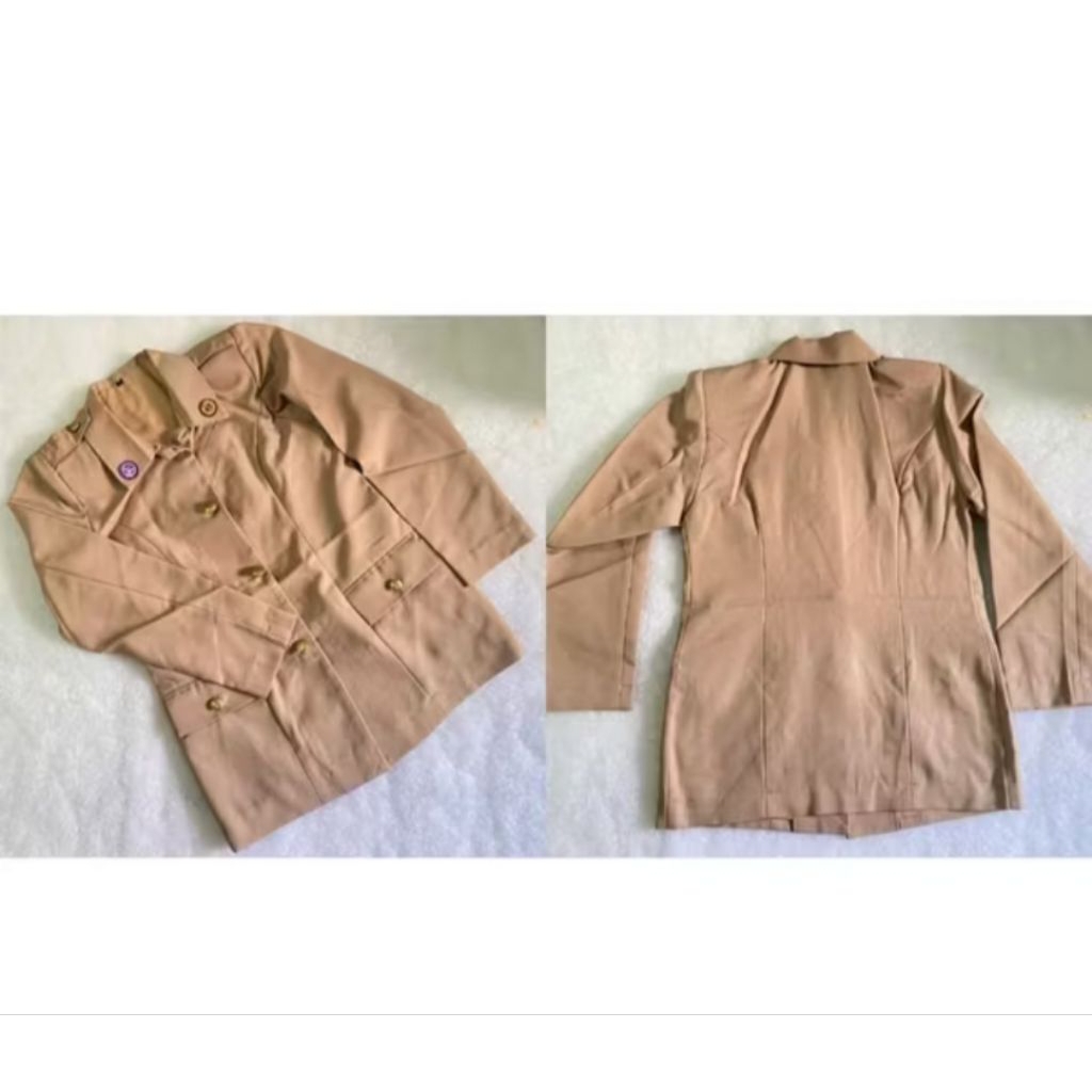 PDU ATASAN PUTRI PRAMUKA BAHAN RAPILO STANDART KWARNAS / PDU PEMBINA RAPILO