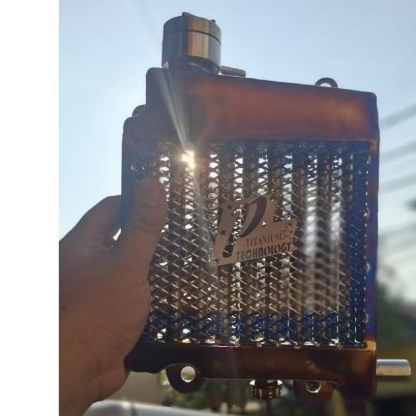 radiator titanium nmax / radiator titanium aerox radiator nmax radiator aerox