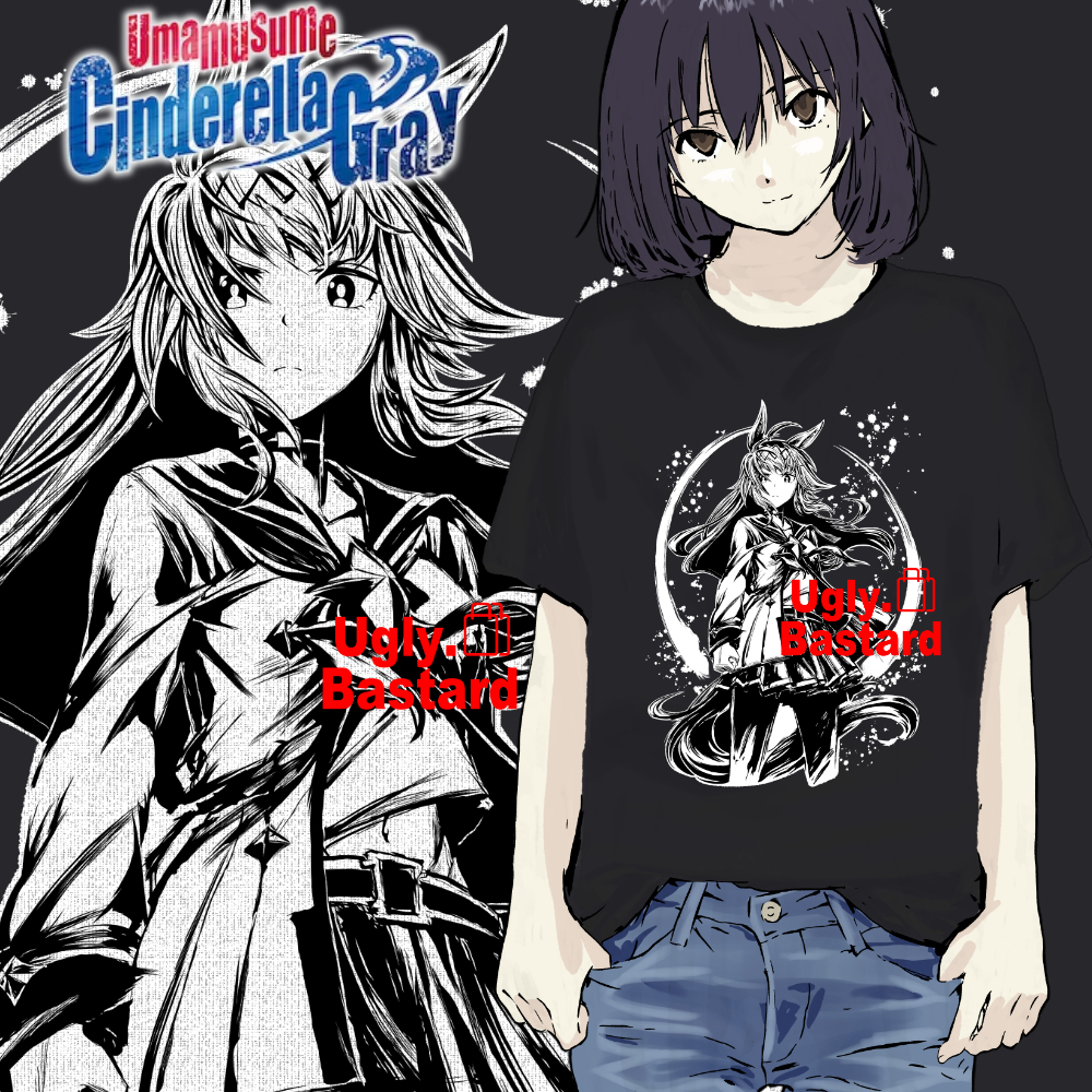 Kaos Oguri Cap Ink painting [Uma Musume Cinderella Gray]