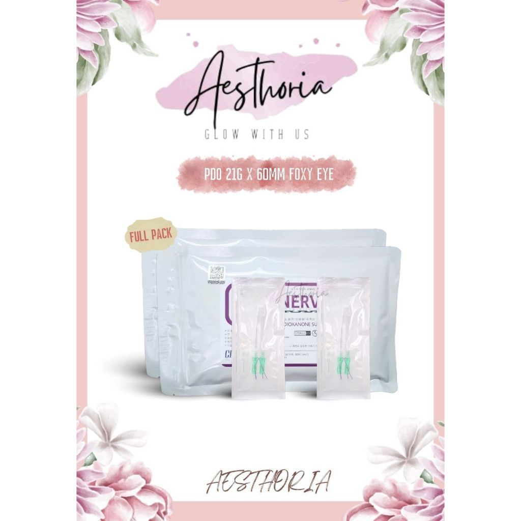 [Full Pack 20 Benang] Min e rva Benang Cuping Hidung Wajah  PCL & PDO