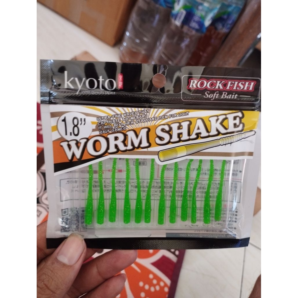 umpan softlure kyoto worm shake