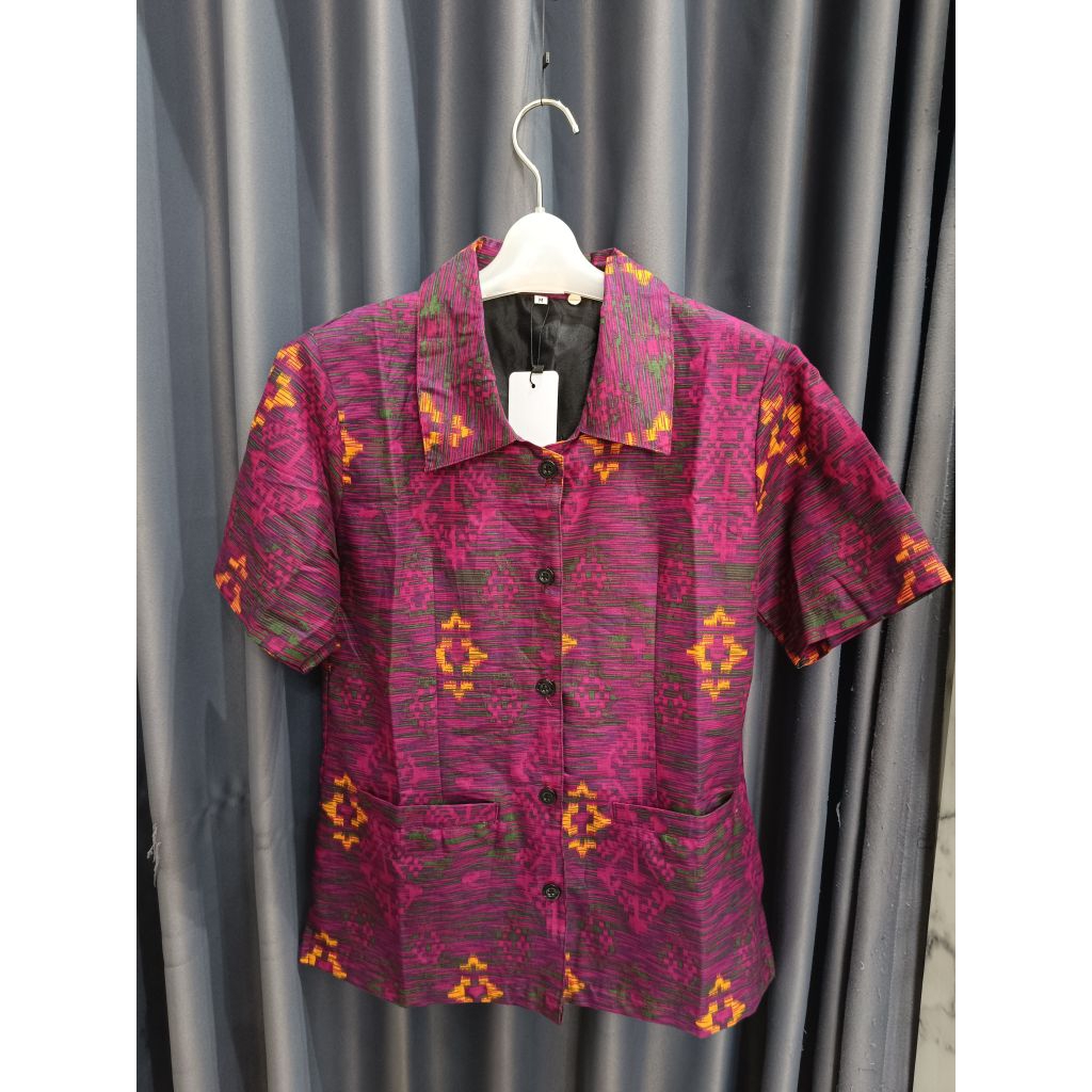 ATASAN KERAH WANITA/KEMEJA ENDEK KATUN WANITA/ATASAN KANTOR/ATASAN KERJA WANITA/ATASAN KERAH/PAKAIN 