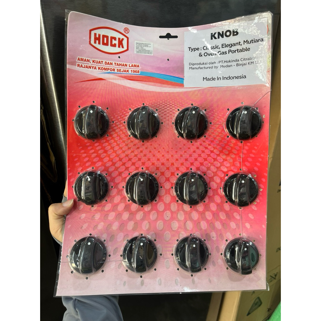KNOP KOMPOR GAS HOCK ORIGINAL - KNOB KOMPOR HOCK - CETEKAN KOMPOR GAS HOCK - SPAREPART KOMPOR HOCK -