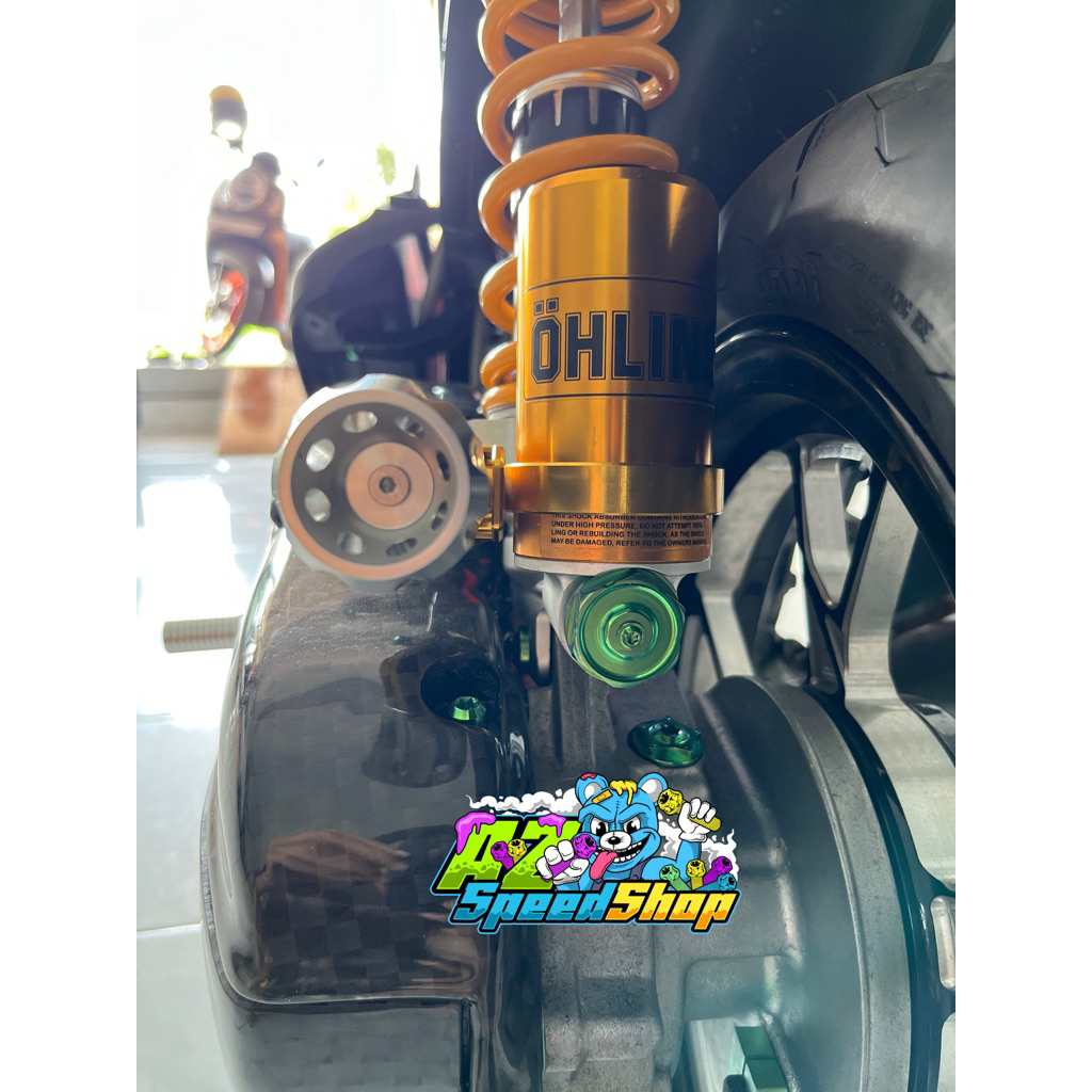 Stelan Adjuster Ohlins Titanium dan Baut Stelan Ohlins