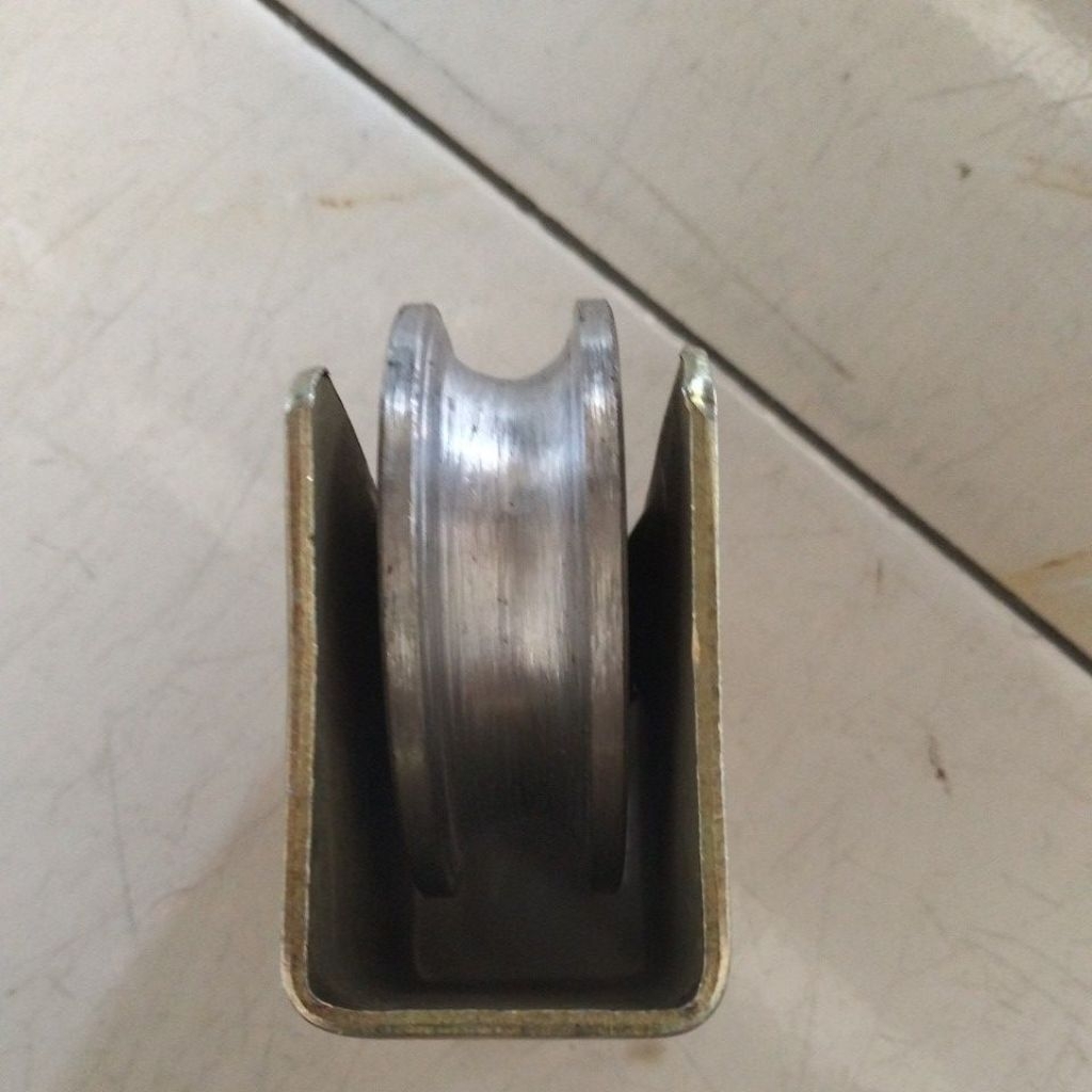 Roda Pager Besi Super uk 8cm,Untuk Pager Minimalis,,Tempa hrga per pcs.