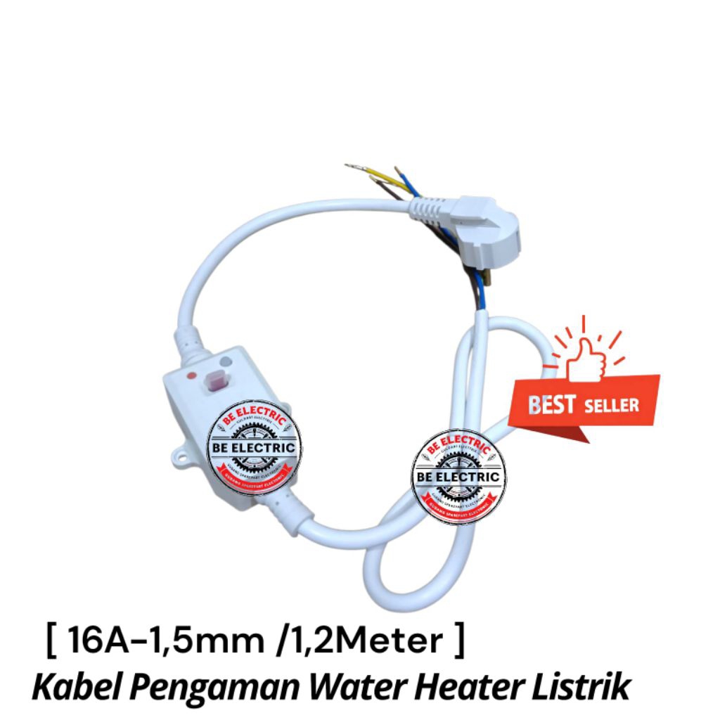 Rinnai Kabel ELCB Water heater Listrik Pengaman Arus Anti setrum - Rinnai