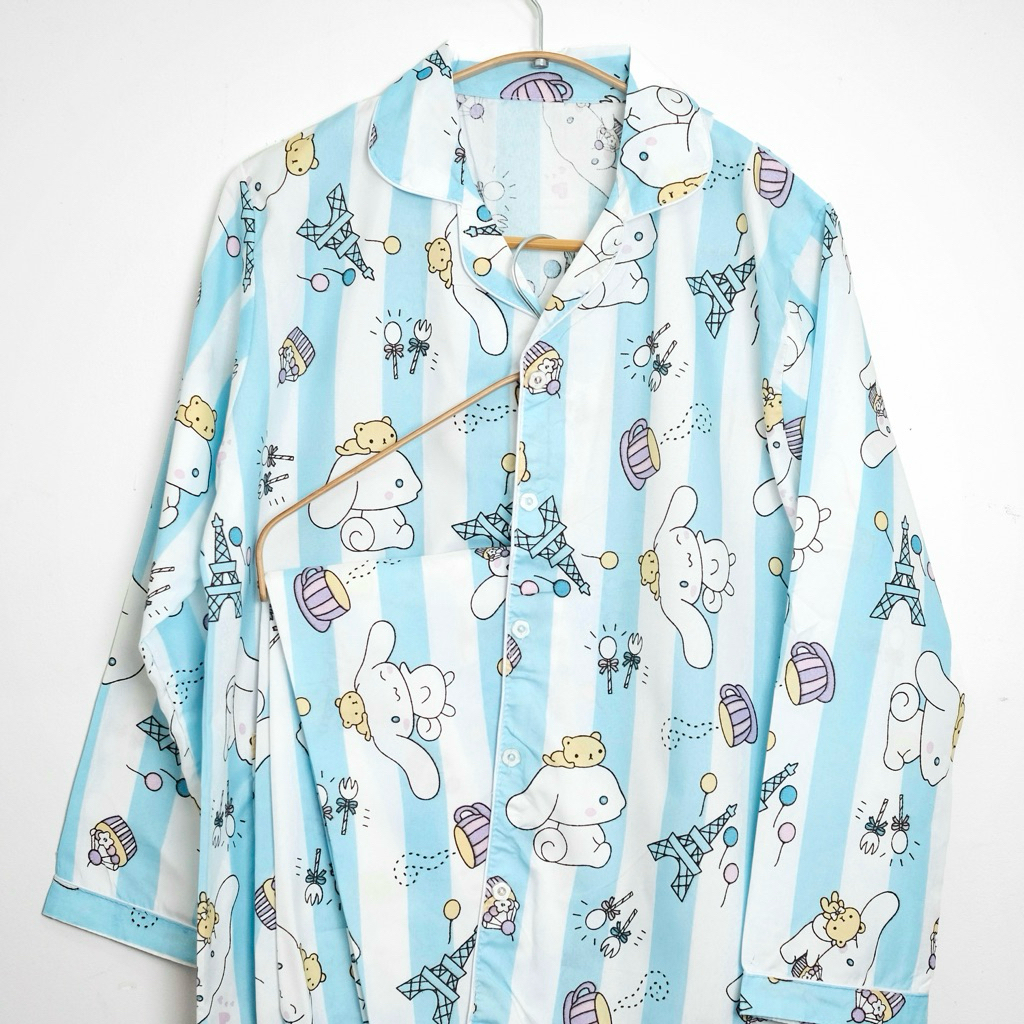 A17 - Piyama Lengan Panjang - Piyama Wanita - Baju Tidur - Piyama Premium - Sleep Wear