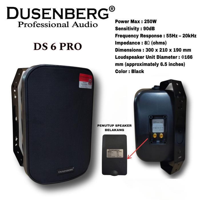 Speaker Pasif 6,5 Inch Dusenberg ds 6 pro / ds6pro / ds6 pro Original harga 2pcs