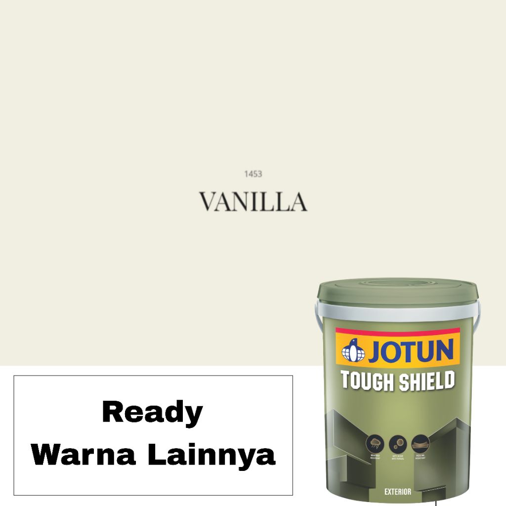 Jotun Tough Shield 1453 VANILLA 18L (25kg) Cat Dinding Tembok Exterior