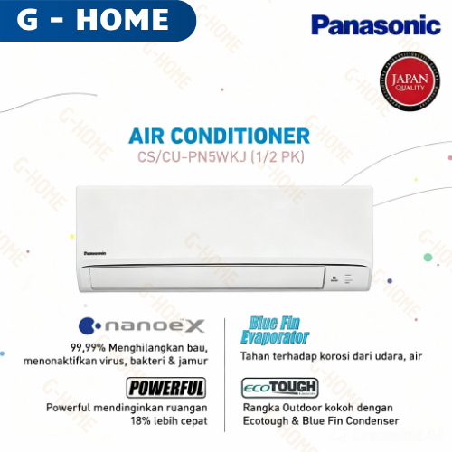 AC PANASONIC 1/2PK CS PN 5 WKJ STD