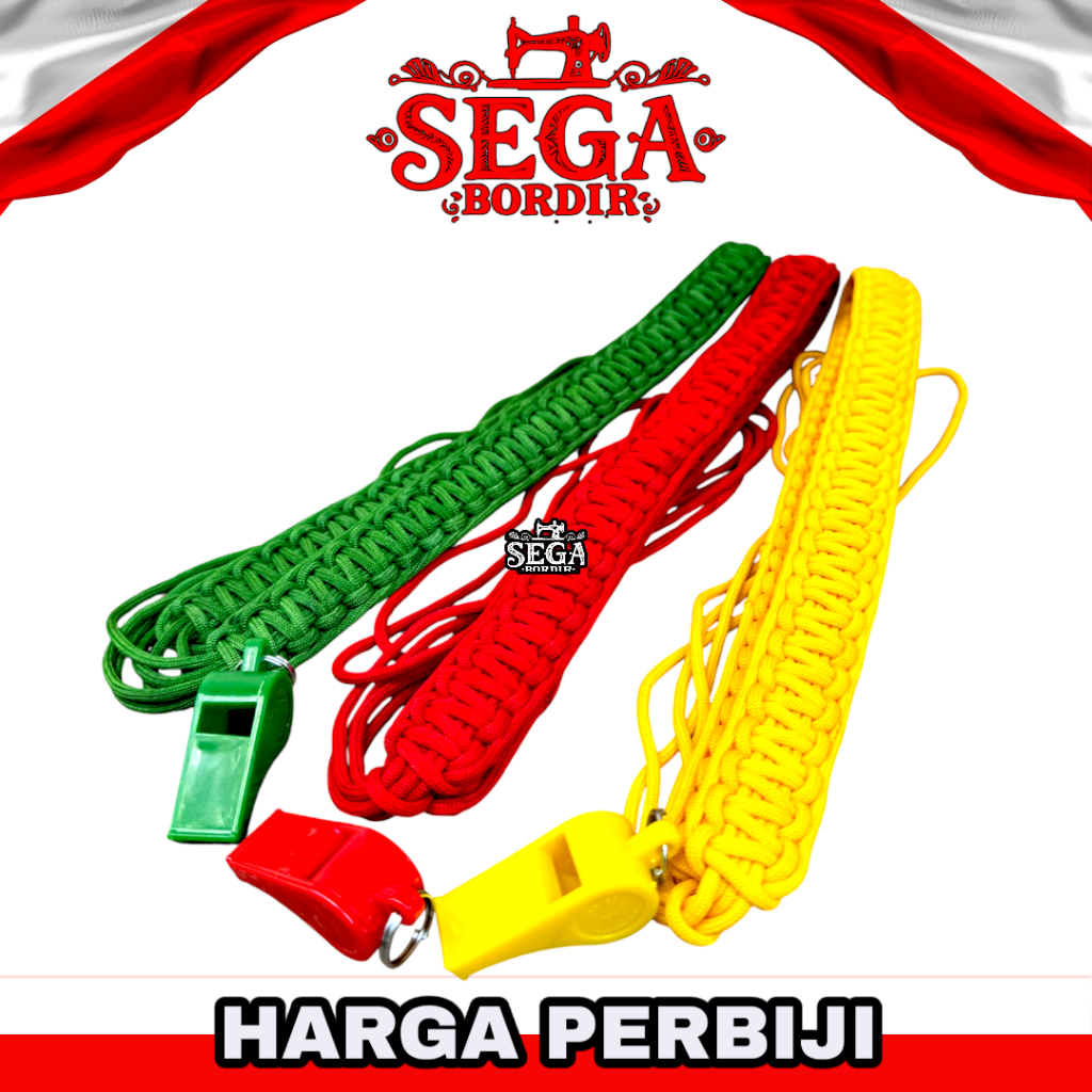 TaliKur tali + pluit Pramuka besar SD SMP SMA