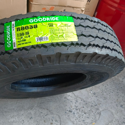 GOODRIDE R8038 Ban Luar 750-16/7.50-16 14PR Nylon/Bias Tube Type Ban Luar Truck/Truk 14 ply