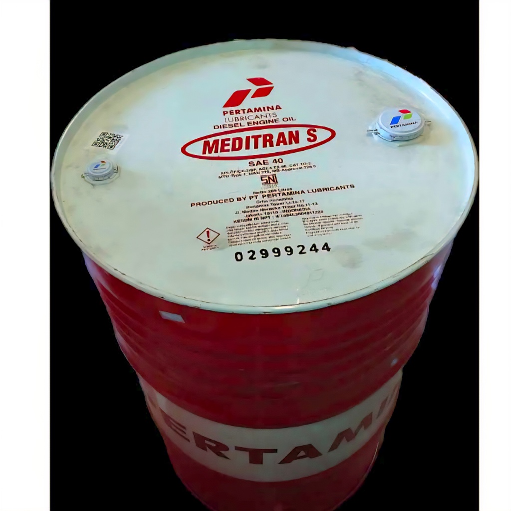 OLI DRUM MEDITRAN S SAE 10W-30 Perdrum 209 liter / MOHON BACA DESKRIPSI