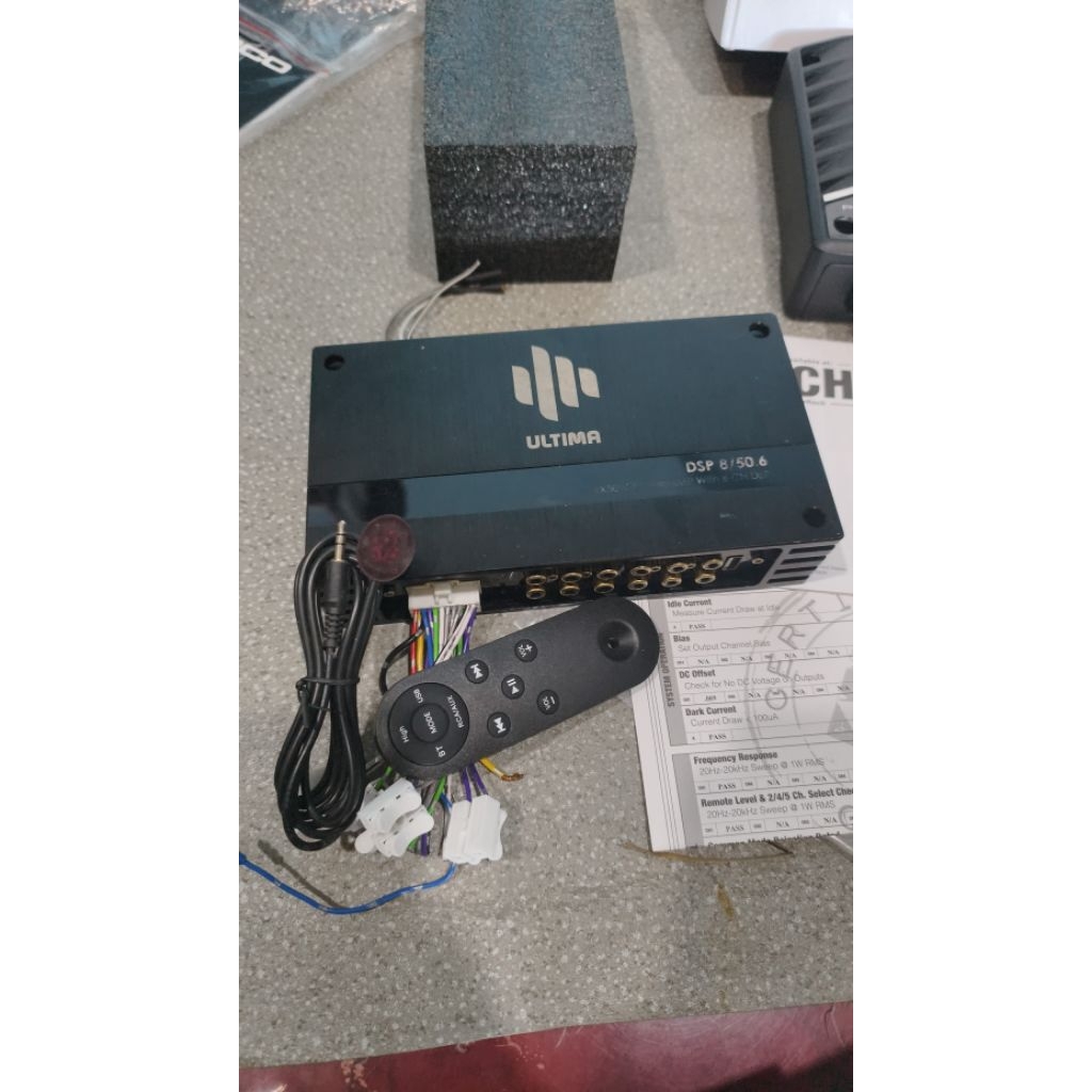 DSP ultima 8/50.6 segel AUDIO MOBIL 8 channel DSP include power 6 channel
