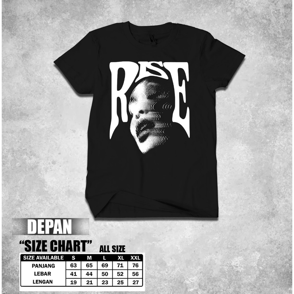 ABASTORE.IDN AccentAmbios Kaos Reguler Oversized Tshirt Rise